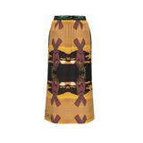 Solar Women's Front Mid-slit Skirt