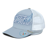 More Water Unisex Trucker Hat With White Half-mesh