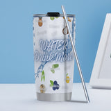 More Water Tumbler 20oz (with Straw)