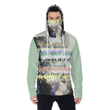 Smoke & Meditate Men's Pullover Hoodie With Mask